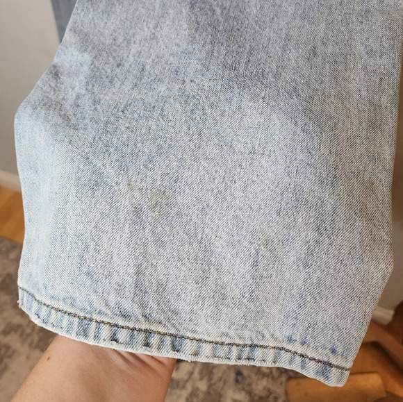 Princess Polly Asymmetrical button fly straight jeans. Women's size 12. - Picture 14 of 15